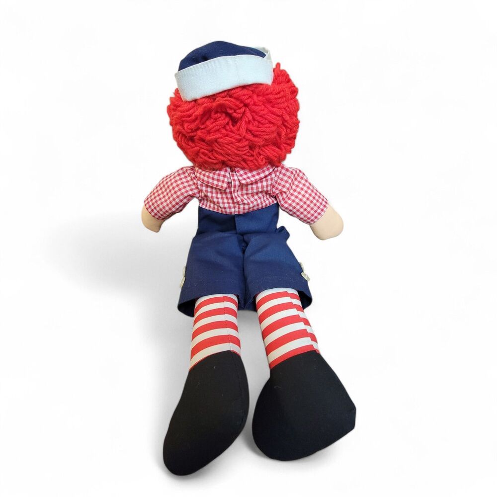 Vintage Raggedy Andy Doll Handmade Etc Etc By Marlene 20" VTG Collectible Retro - Picture 3 of 7